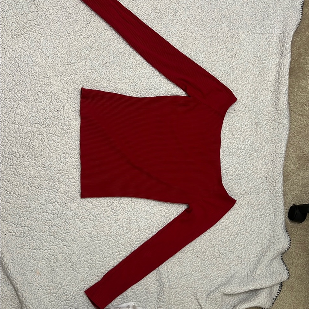 Reformation Scarlet Ribbed Top - Picture 3 of 4